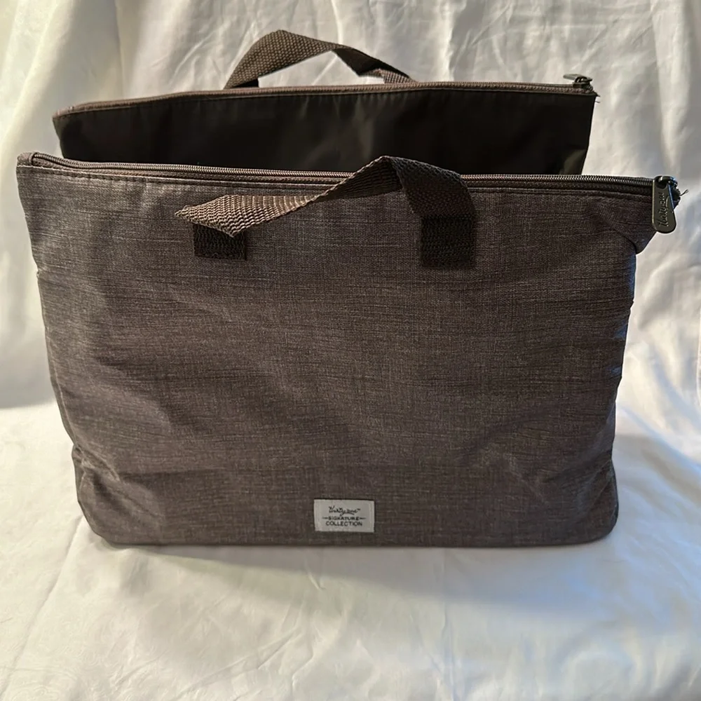 Thirty one Brown Super Swap it Pocket tote - Picture 2 of 4